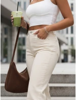 Jeansy damskie z  ecru model 22038494 - FashionStreet