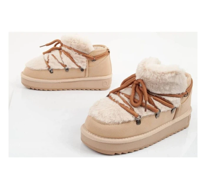 D.Franklin dámské zimní boty [DFSH370011-BEIG] dámské