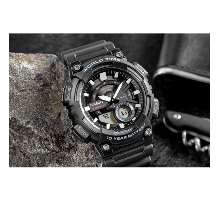 Pánské hodinky CASIO Gerton AEQ-110W-1AVDF + krabice Pánské hodinky CASIO Gerton AEQ-110W-1AVDF + krabice