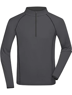 Daiber JN 498 Pánské funkční tričko s dlouhým rukávem 02.0498 titan/black