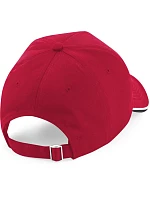 Beechfield B 25C 5 panelová kšiltovka "Authentic Piped Peak" 53.025C classic red/black/white Beechfield B 25C 5 panelová kšiltovka "Authentic Piped Peak" 53.025C classic red/black/white