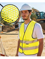 – Letní bezpečnostní síťovaná vesta 76.1 yellow model 22503195 - Korntex