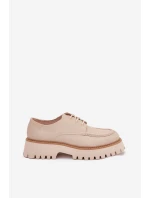 Dámské Mokasíny S Šněrováním Big Star model 21705302 Béžové - Big Star Shoes