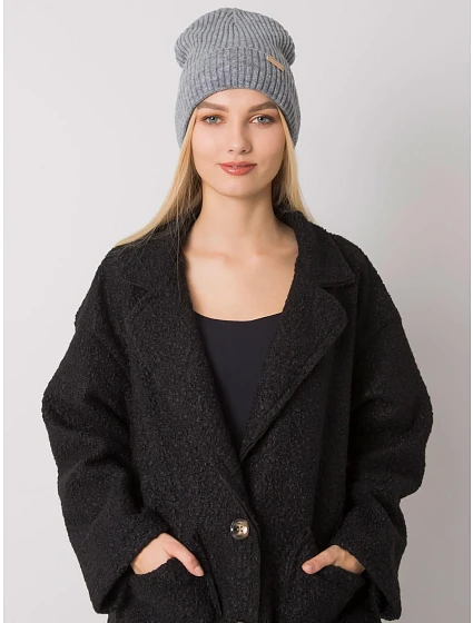 Dámská čepice JK CZ 27 model 16175342 tmavě šedá - FPrice Dámská čepice JK CZ 27 model 16175342 tmavě šedá - FPrice
