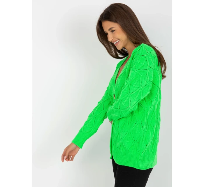 Dámský svetr LC SW model 17655192 fluo zelená - FPrice