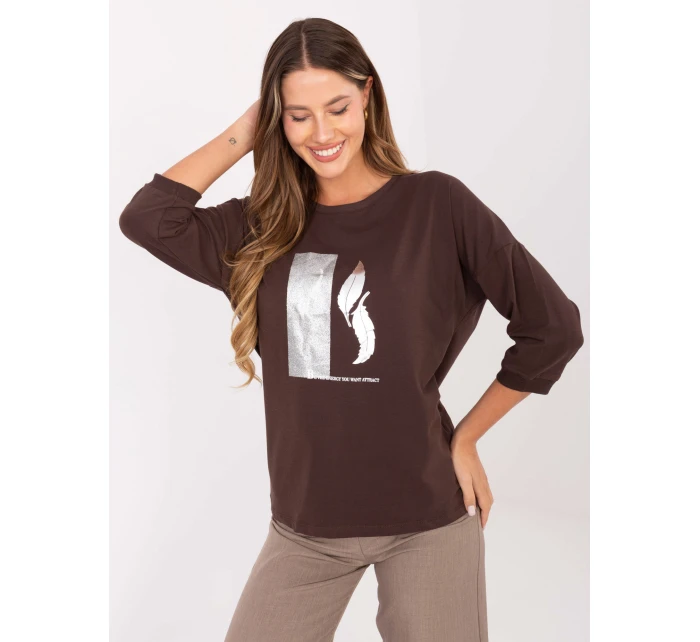 Halenka RV BZ A820.27P tmavě hnědá Halenka RV BZ A820.27P tmavě hnědá