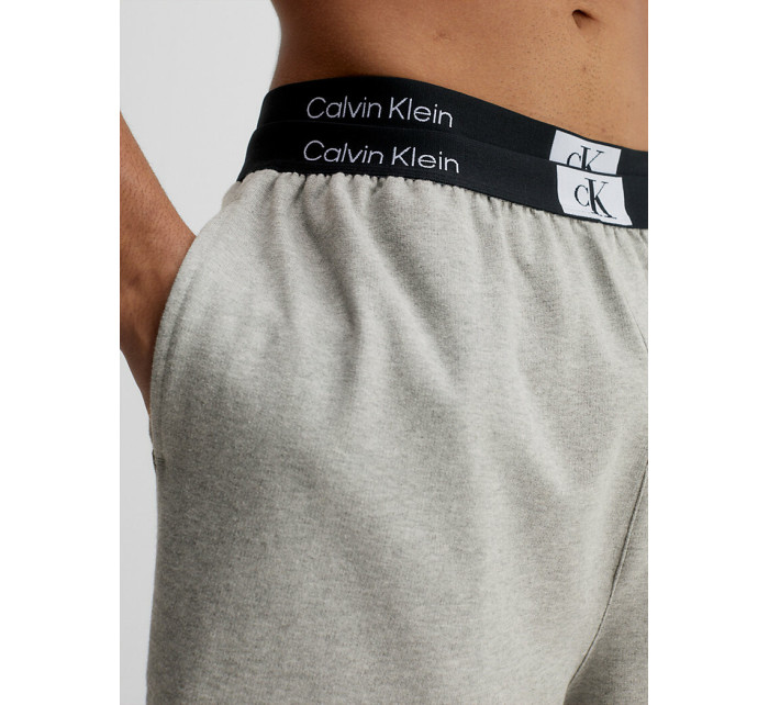Pánské šortky Pyjama Shorts CK96 000NM2417EP7A šedá - Calvin Klein