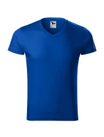 Slim Fit V-neck tričko pánské královská modrá Slim Fit V-neck tričko pánské královská modrá