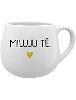 MILUJU model 21865035 bílý keramický hrníček 300 ml - Giftela MILUJU model 21865035 bílý keramický hrníček 300 ml - Giftela