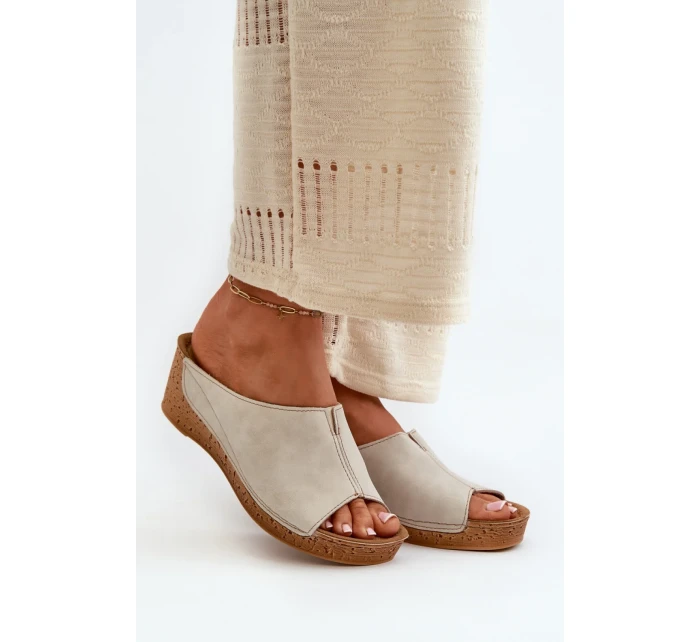 Pantofle model 198463 Step in style Pantofle model 198463 Step in style