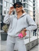 Dámská tepláková souprava AMILIA PREMIUM šedá FashionStreet AY0778