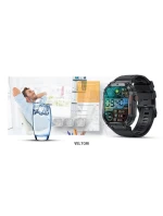 Černý silikonový řemínek model 21805561 - VELTORI