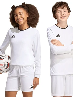Adidas Entrada 26 dětské tričko s dlouhým rukávem bílé KF5874