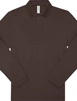 B&C My Polo 180 LSL Piqué polo s dlouhým rukávem 01.U425 roasted coffee