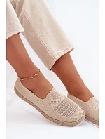 Dámské espadrilky Vinceza Béžové Dámské espadrilky Vinceza Béžové