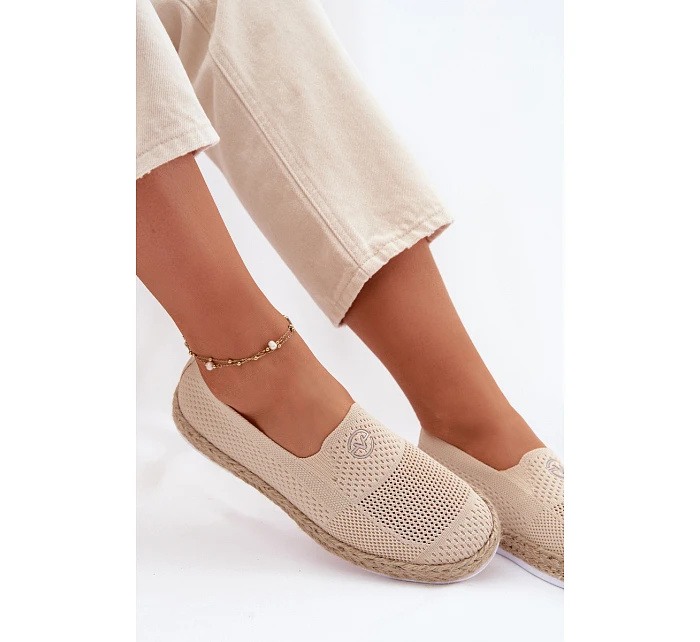 Dámské espadrilky Vinceza Béžové Dámské espadrilky Vinceza Béžové