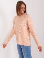 Sweter AT SW 2335.27 brzoskwiniowy