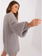 Sweter AT SW  szary model 18884828 - FPrice