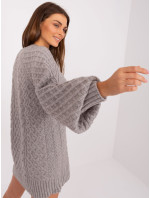 Sweter AT SW  szary model 18884828 - FPrice