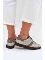 Dámské semišové tenisky Big Star HI-POLY SYSTEM – mentolové