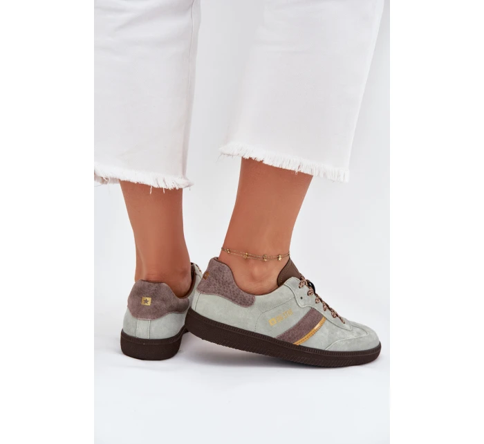 Dámské semišové tenisky Big Star HI-POLY SYSTEM – mentolové