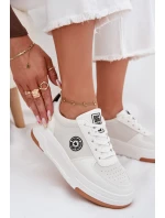 Dámské tenisky na platformě Big Star HI-POLY SYSTEM – bílé Dámské tenisky na platformě Big Star HI-POLY SYSTEM – bílé