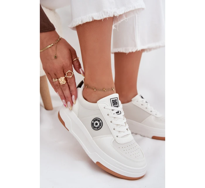 Dámské tenisky na platformě Big Star HI-POLY SYSTEM – bílé Dámské tenisky na platformě Big Star HI-POLY SYSTEM – bílé