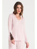 Dámský pyžamový Top model 19358962 Pudr růžová - LaLupa