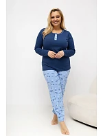 Pohodlná pyžama pro plnoštíhlé model 226132 Forever Pink