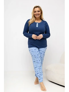 Pohodlná pyžama pro plnoštíhlé model 226132 Forever Pink