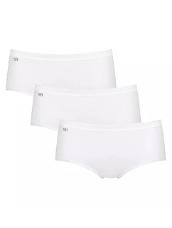 Dámské kalhotky Basic+ Midi 3P - WHITE - bílé 0003 - SLOGGI
