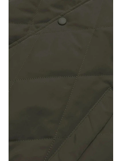 Dámská bunda typu bomber v army barvě model 18172054 - J.STYLE