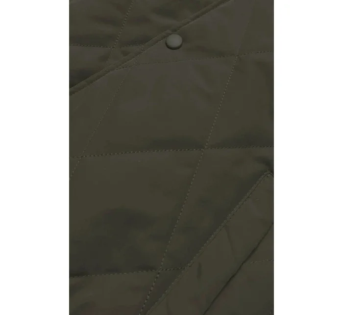 Dámská bunda typu bomber v army barvě model 18172054 - J.STYLE