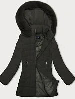 Dámská prošívaná zimní bunda J Style army (16M9119-136)