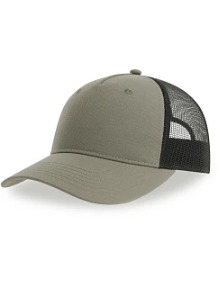 5 panelová Trucker kšiltovka grey/black model 22479726 - Atlantis Headwear