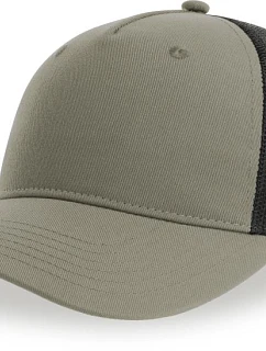 5 panelová Trucker kšiltovka grey/black model 22479726 - Atlantis Headwear