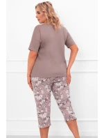 Italská móda Kimuri c.r. sp.3/4 barva:cappuccino/print Italská móda Kimuri c.r. sp.3/4 barva:cappuccino/print