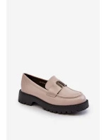 Dětské Polobotky Mokasíny S Ozdobou Šedé model 21649177 - VINCEZA