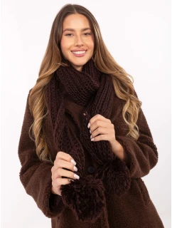 Šála AT SZ S 2203.87 tmavě hnědá
