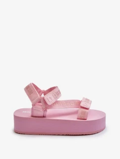 Dámské sandály na platformě Big Star Pink