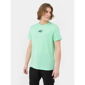 Pánské tričko 4FSS23TTSHM486-42N zelené - 4F