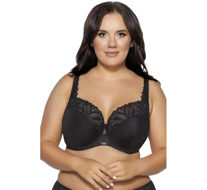 Dámská podprsenka 2107 Yasemin Černá s béžovou - AVA Dámská podprsenka 2107 Yasemin Černá s béžovou - AVA