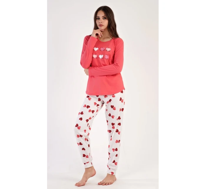Dámské pyžamo dlouhé Valentýna