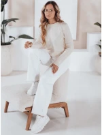Dámský svetr BRAVINA ecru FashionStreet MY2527