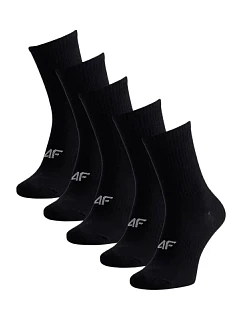 Pánské ponožky 4F M481 5pak deep black 4FWMM00USOCM481 20S