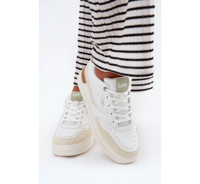 Dámské Tenisky Na Platformě LEE EMMA WOMEN LOW 50251014.04L Béžové