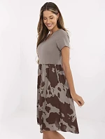 Šaty DHJ SK 253701.80 tmavě lila