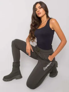 Tepláky RV DR model 17500132 tmavá khaki - FPrice