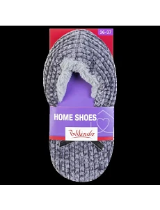 Domácí bačkůrky HOME SHOES Tmavě šedá - BELLINDA