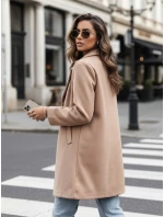 Dámský velbloudí kabát LUGI FashionStreet NY0635 Dámský velbloudí kabát LUGI FashionStreet NY0635